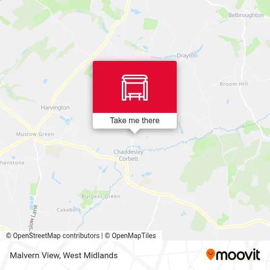 Malvern View map