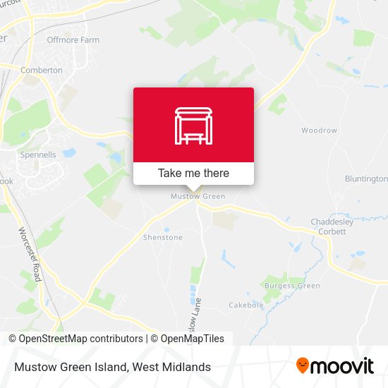 Mustow Green Island map