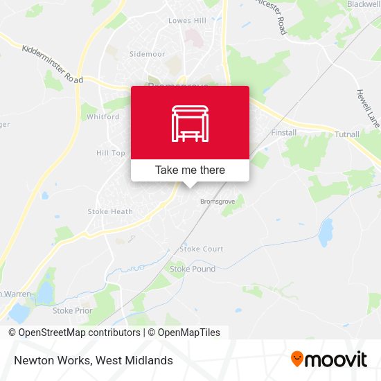 Newton Works map