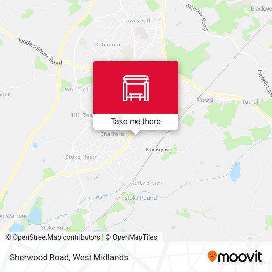 Sherwood Road map