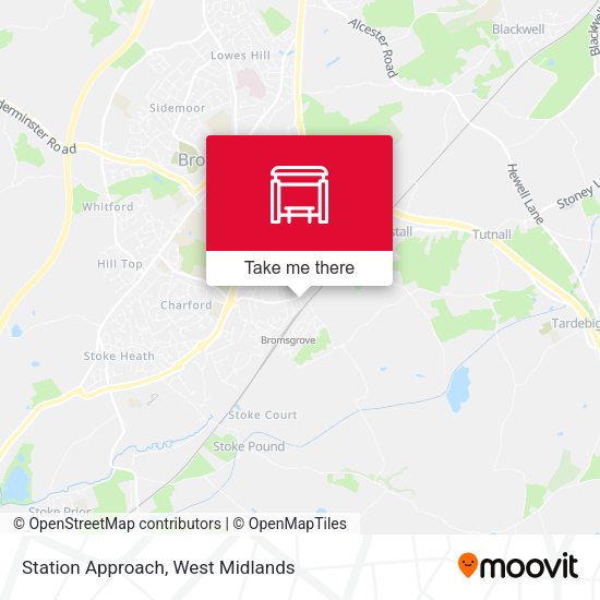 Station Approach map