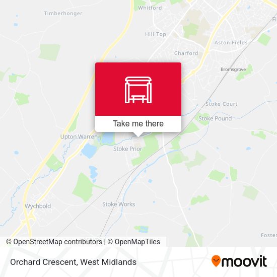 Orchard Crescent map