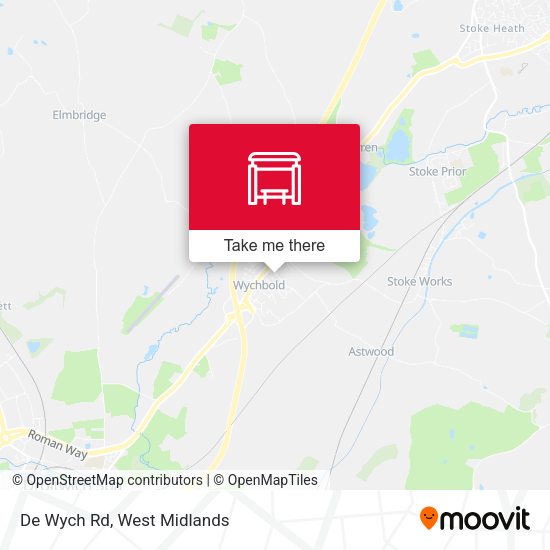 De Wych Rd map