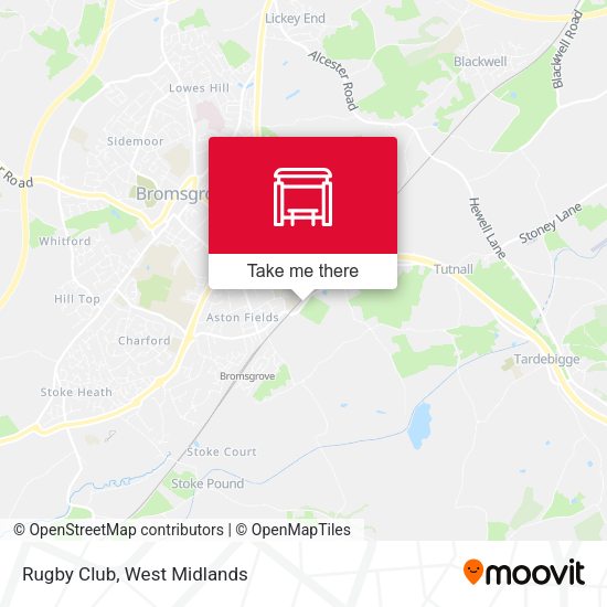 Rugby Club map