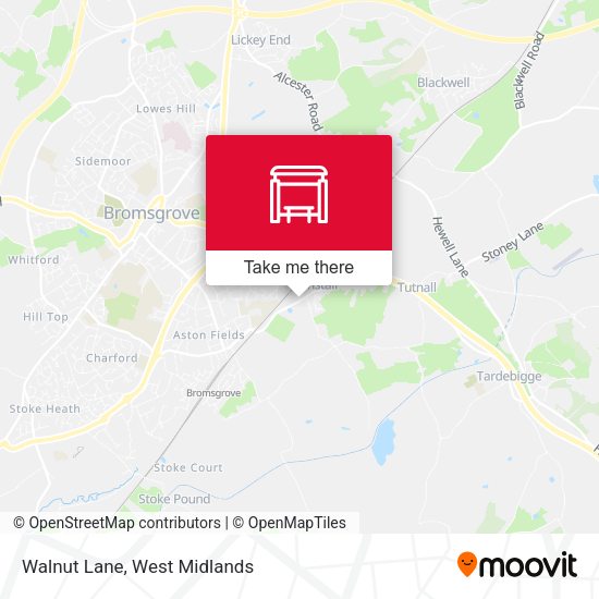 Walnut Lane map