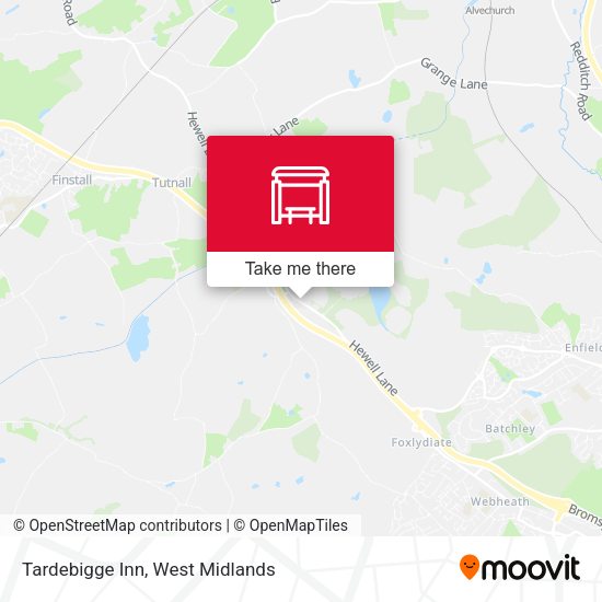 Tardebigge Inn map