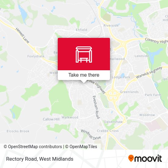 Rectory Road map