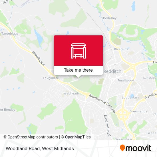 Woodland Road map