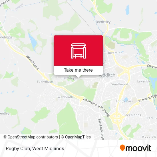 Rugby Club map
