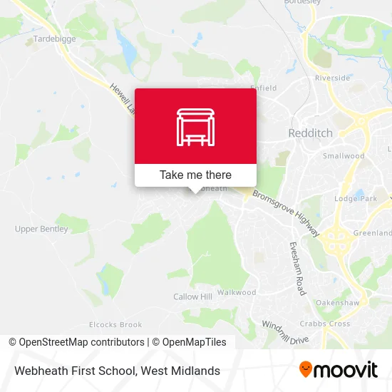 Webheath First School map