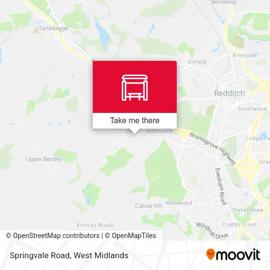 Springvale Road map