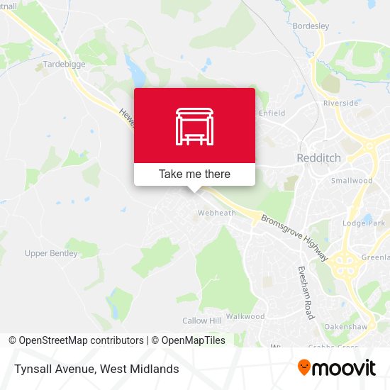 Tynsall Avenue map