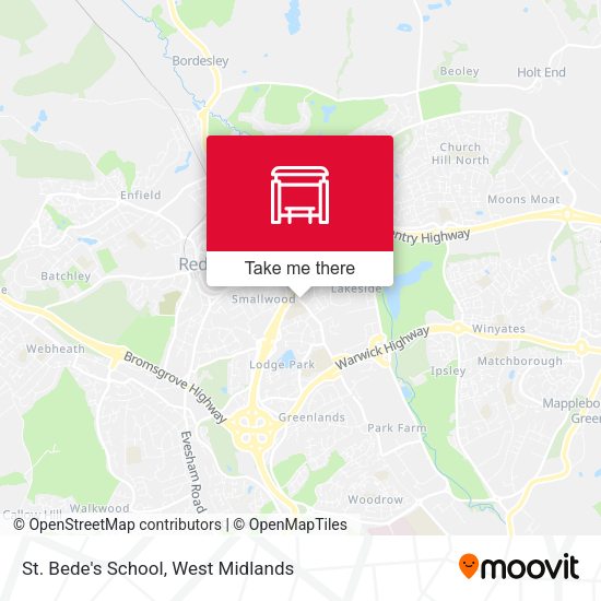 St. Bede's School map