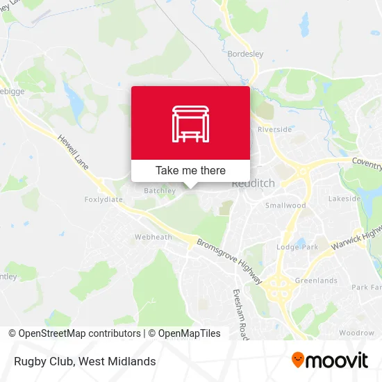 Rugby Club map