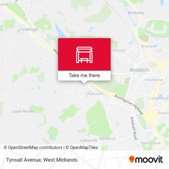 Tynsall Avenue map