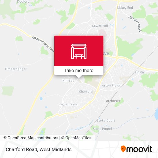 Charford Road map