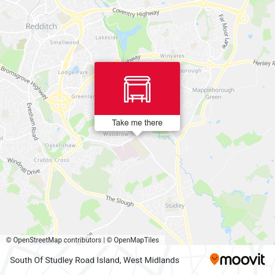 South Of Studley Road Island map