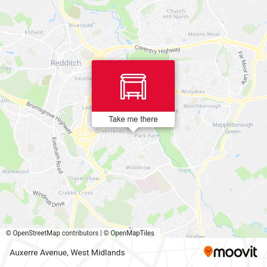Auxerre Avenue map