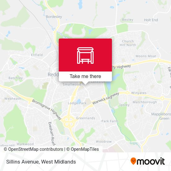 Sillins Avenue map