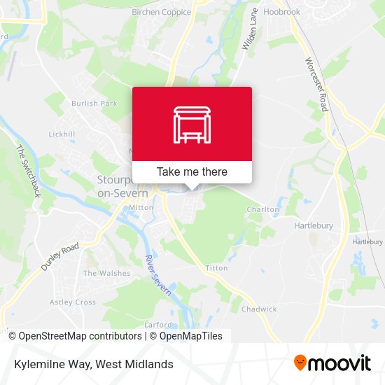 Kylemilne Way map