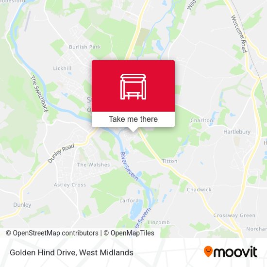 Golden Hind Drive map