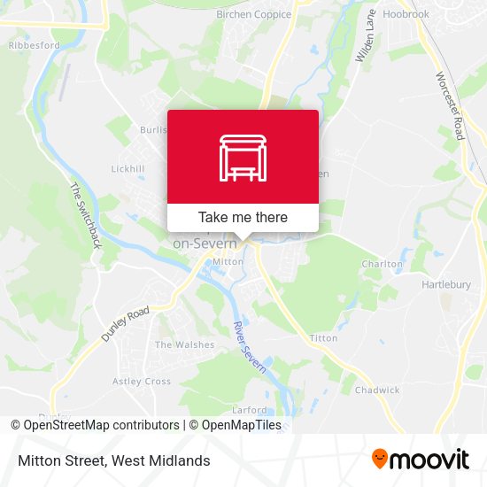 Mitton Street map