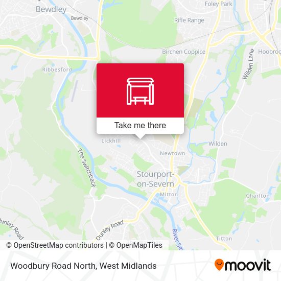 Woodbury Road North map