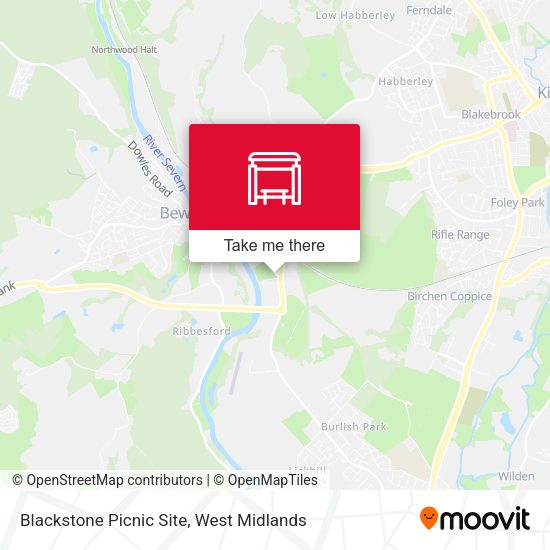 Blackstone Picnic Site map