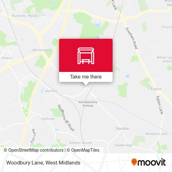 Woodbury Lane map