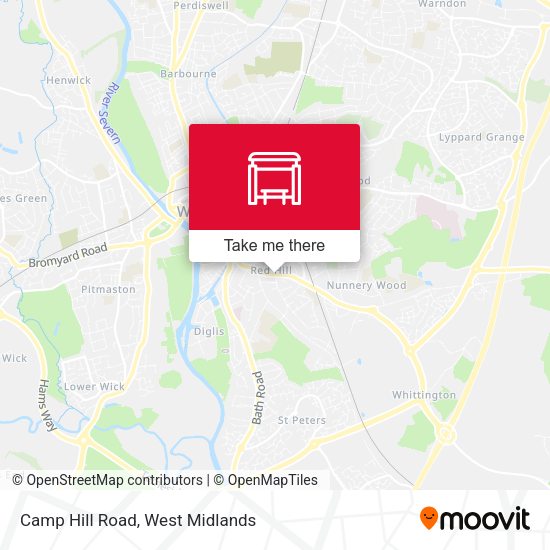 Camp Hill Road map