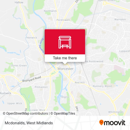 Mcdonalds map