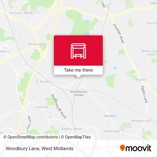 Woodbury Lane map