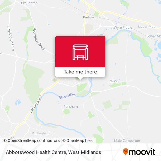 Abbotswood Health Centre map