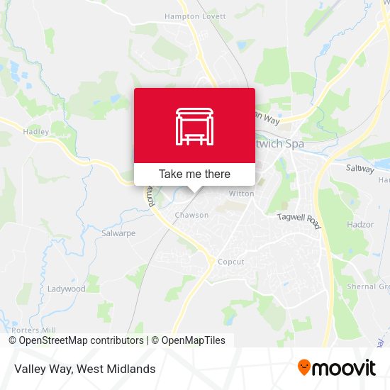 Valley Way map