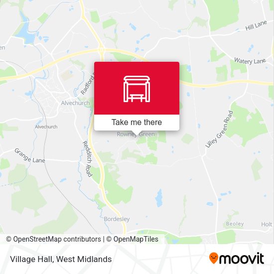 Village Hall map