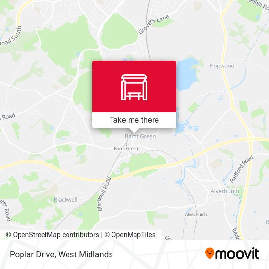 Poplar Drive map