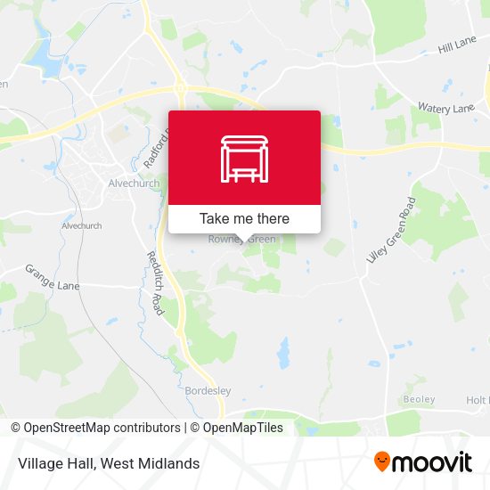 Village Hall map