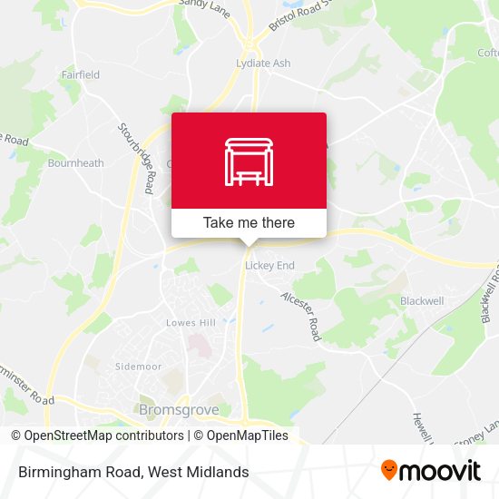 Birmingham Road map