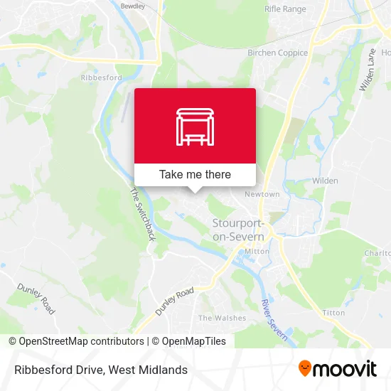 Ribbesford Drive map