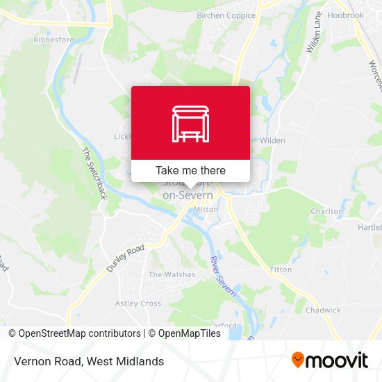 Vernon Road map