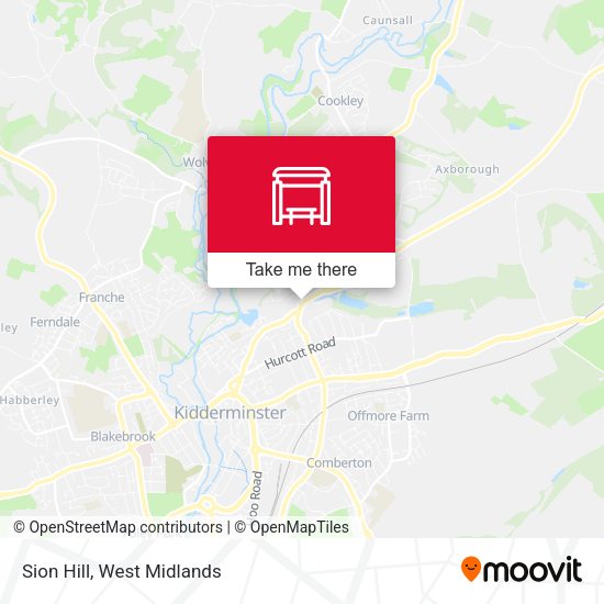 Sion Hill map