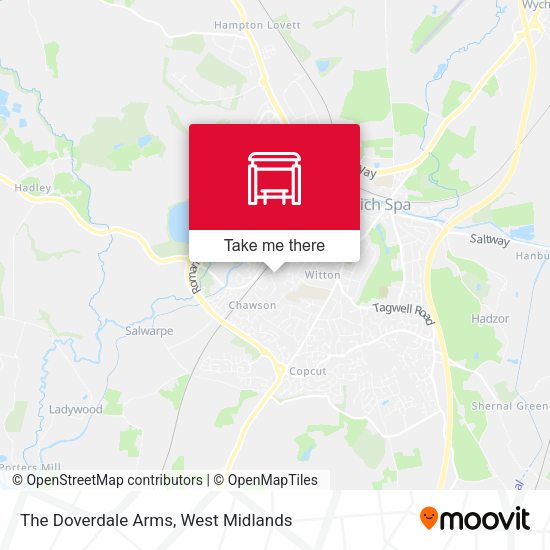 The Doverdale Arms map