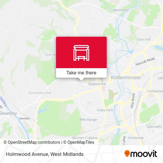 Holmwood Avenue map