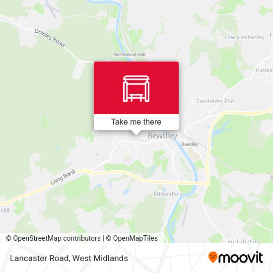 Lancaster Road map