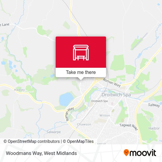 Woodmans Way map