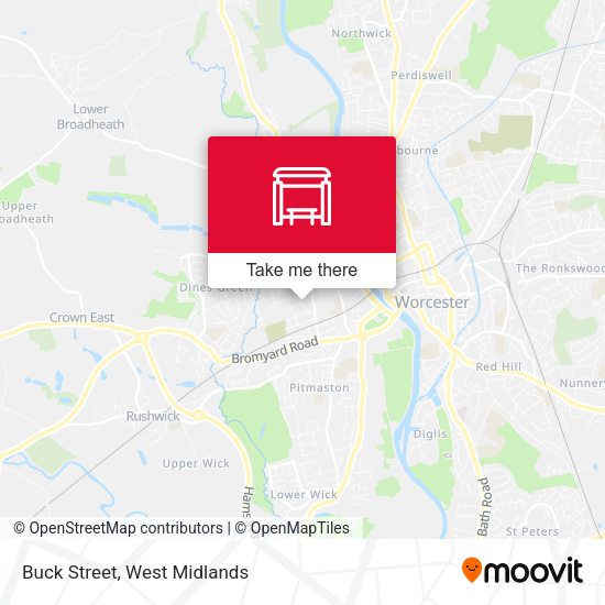 Buck Street map