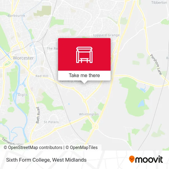 Sixth Form College map