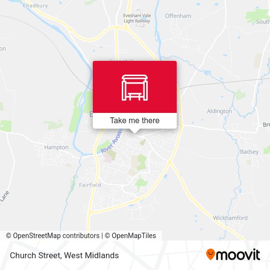 Church Street map