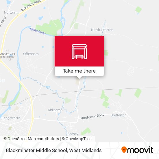 Blackminster Middle School map