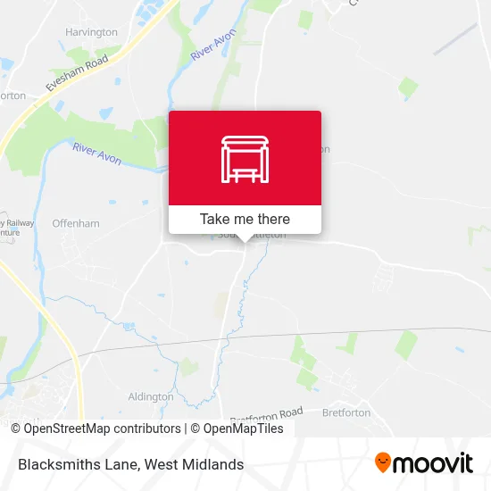 Blacksmiths Lane map